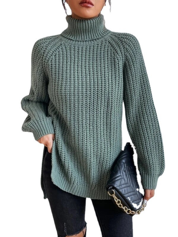 Nathalie™ | Stilren stickad turtleneck